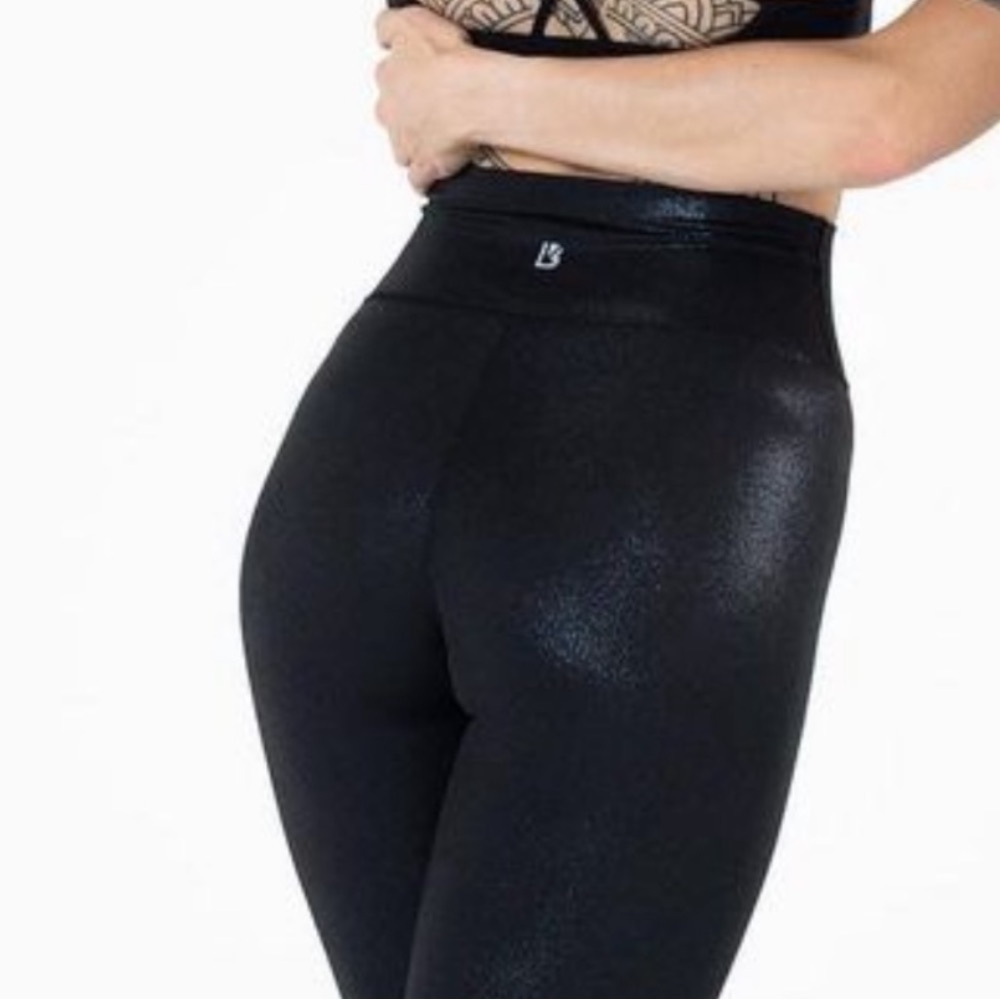 Buffbunny Collection Black Northern Lights Shimmer Leggings